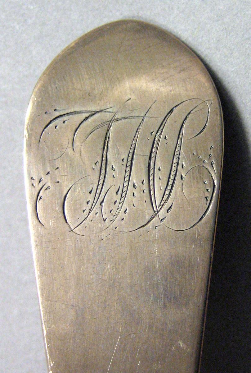 1962.0240.1538 Silver Spoon engraving