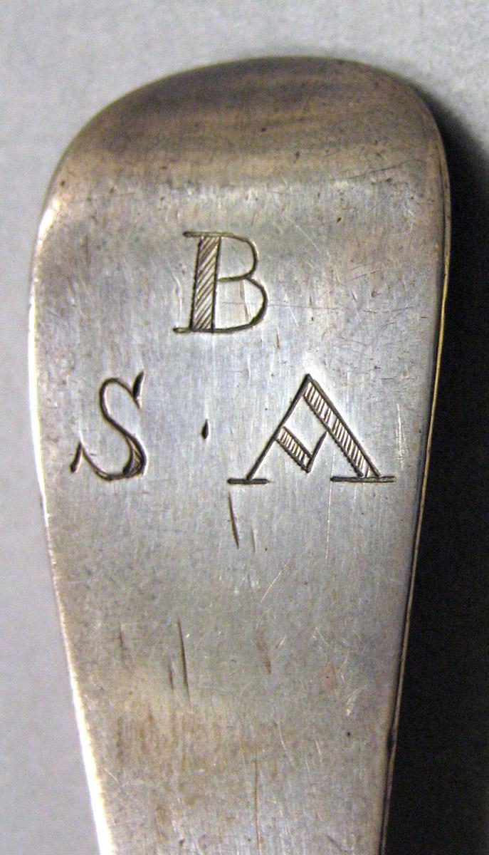 1962.0240.1539 Silver Spoon engraving