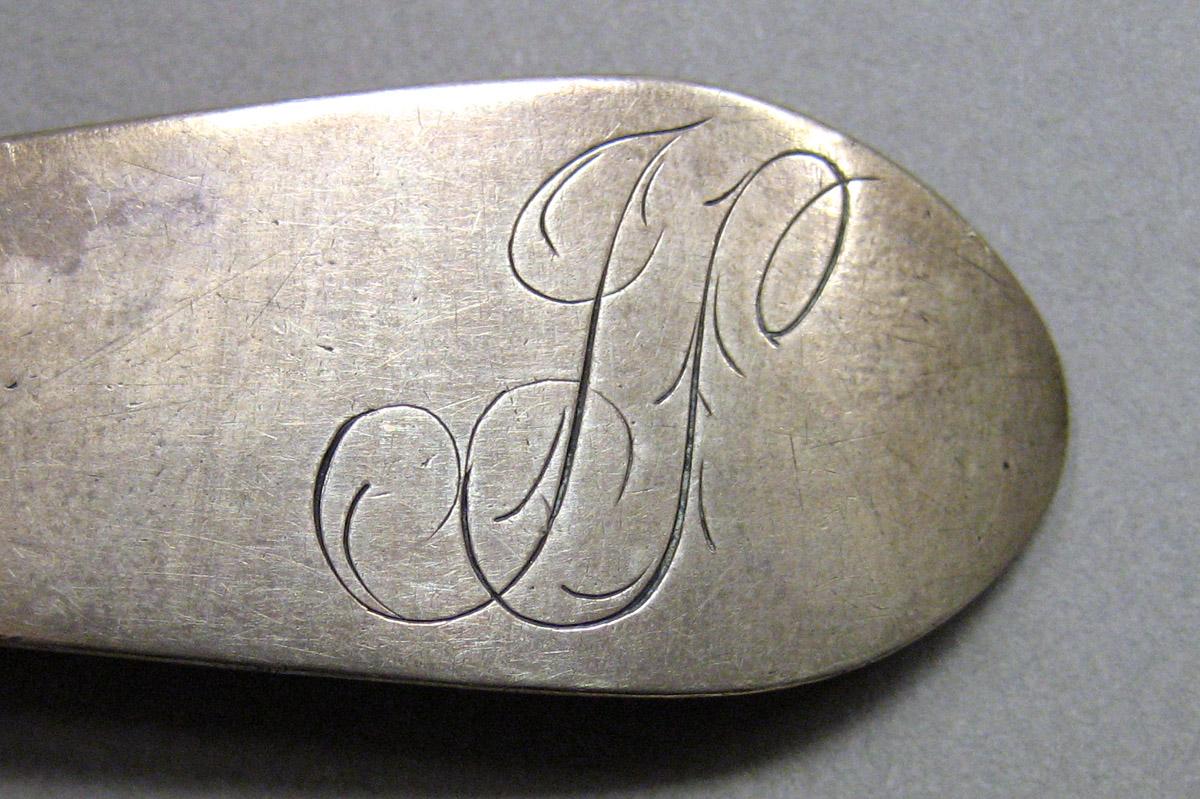 1962.0240.1540 Silver Spoon engraving