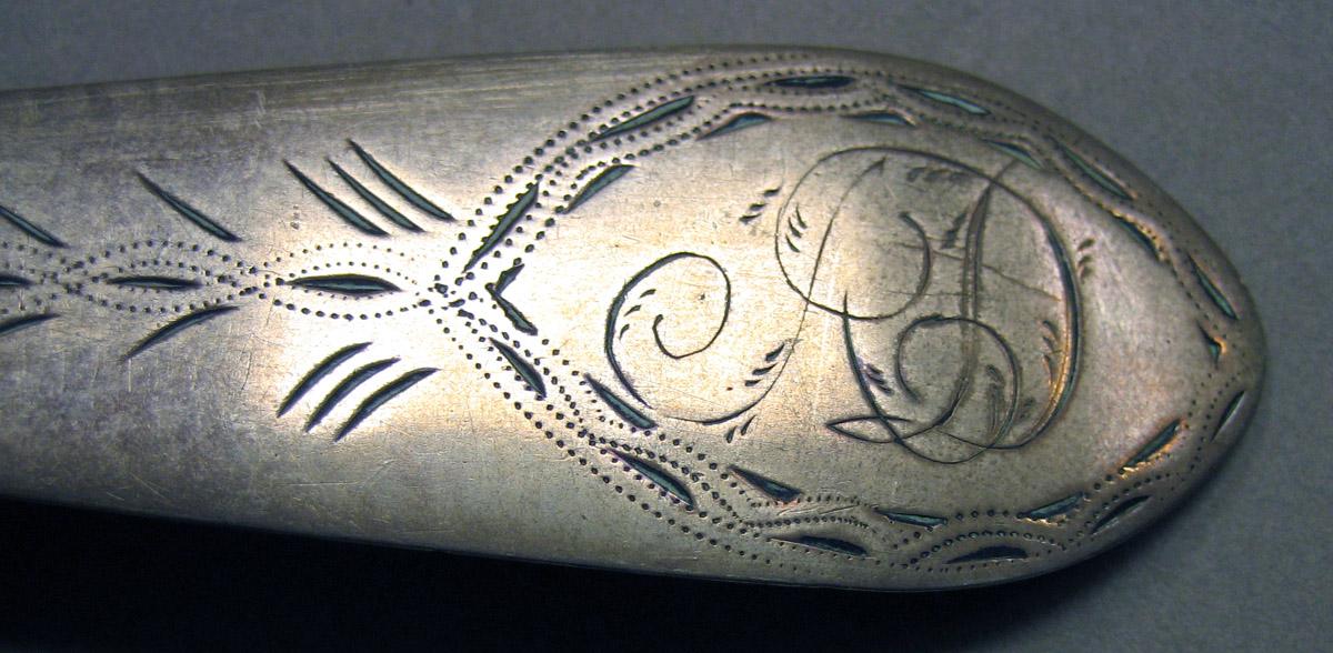 1962.0240.1546 Silver Spoon engraving