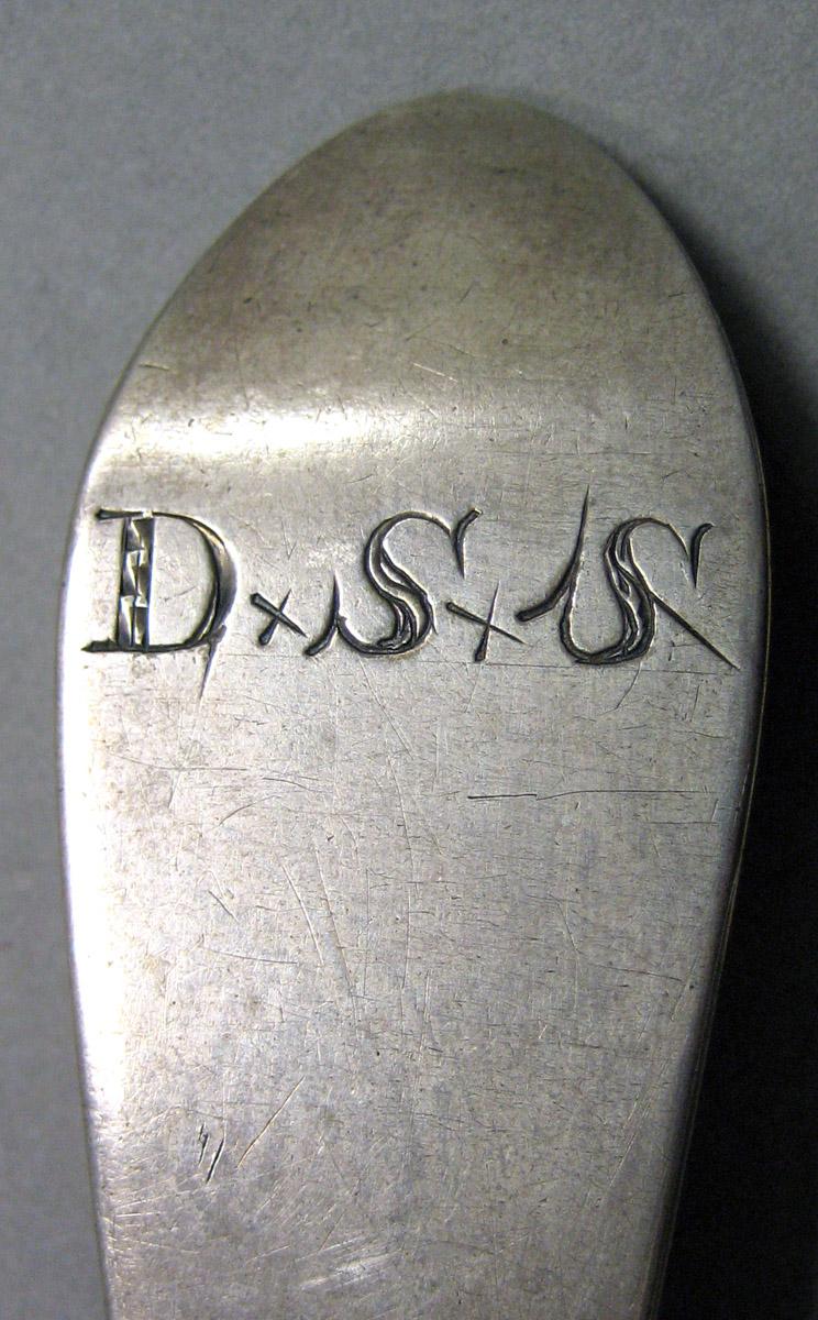 1962.0240.1547 Silver Spoon engraving