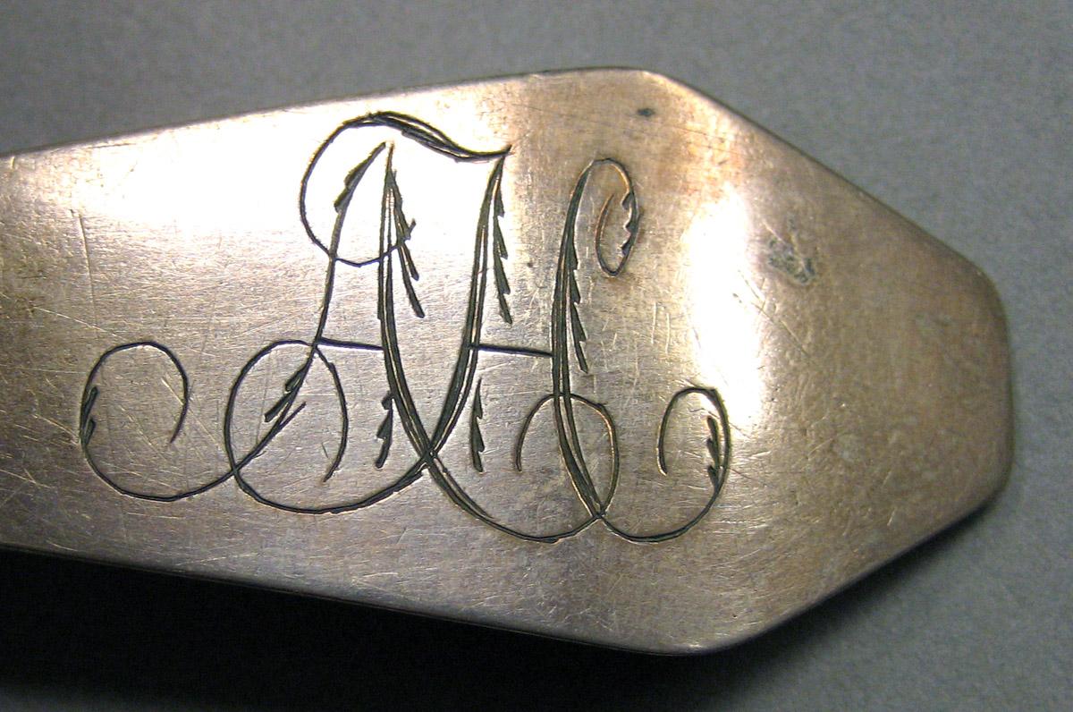1962.0240.1549 Silver Spoon engraving