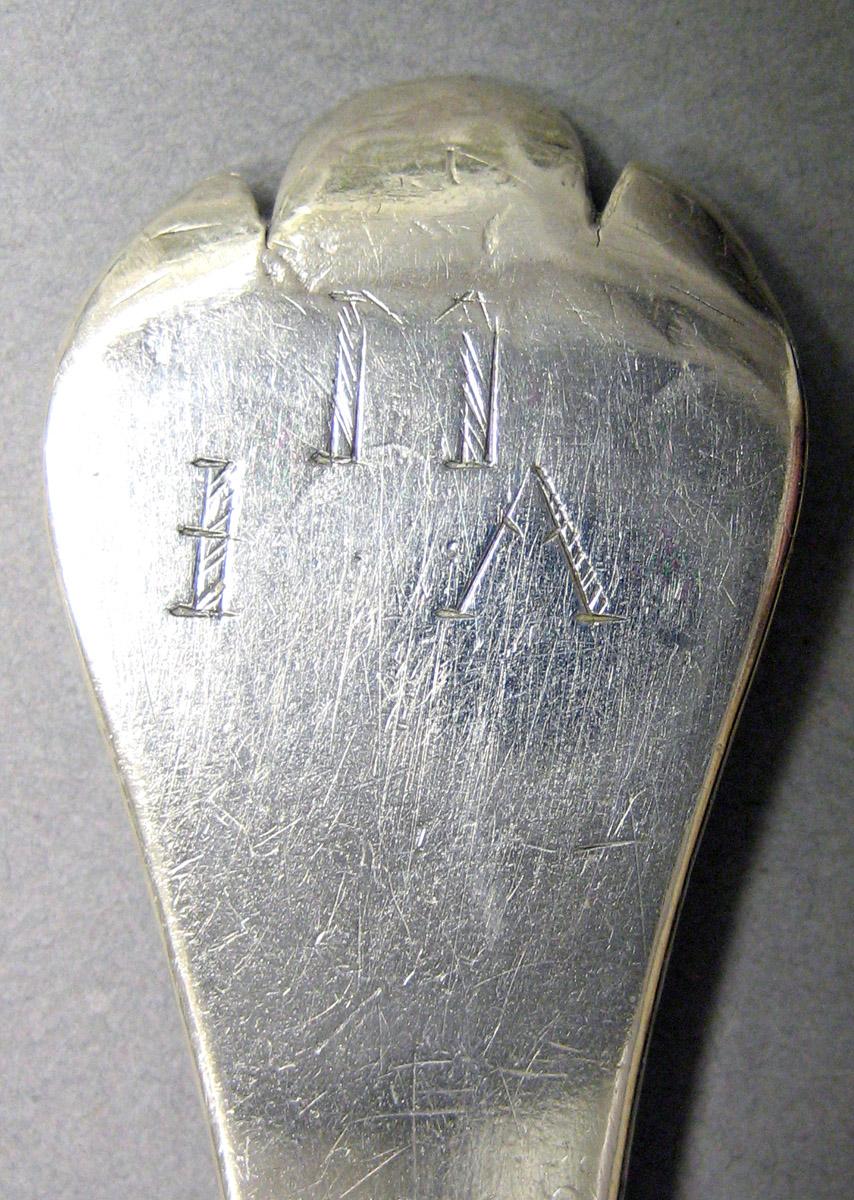 1962.0240.1553 Silver Spoon engraving