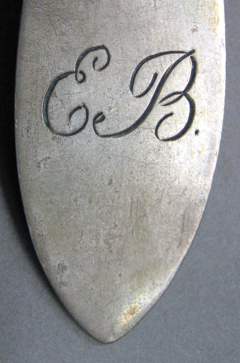 1962.0240.1554 Silver Spoon engraving