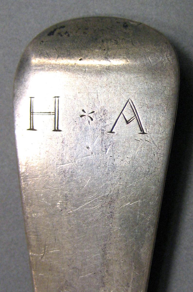 1962.0240.1555 Silver Spoon engraving