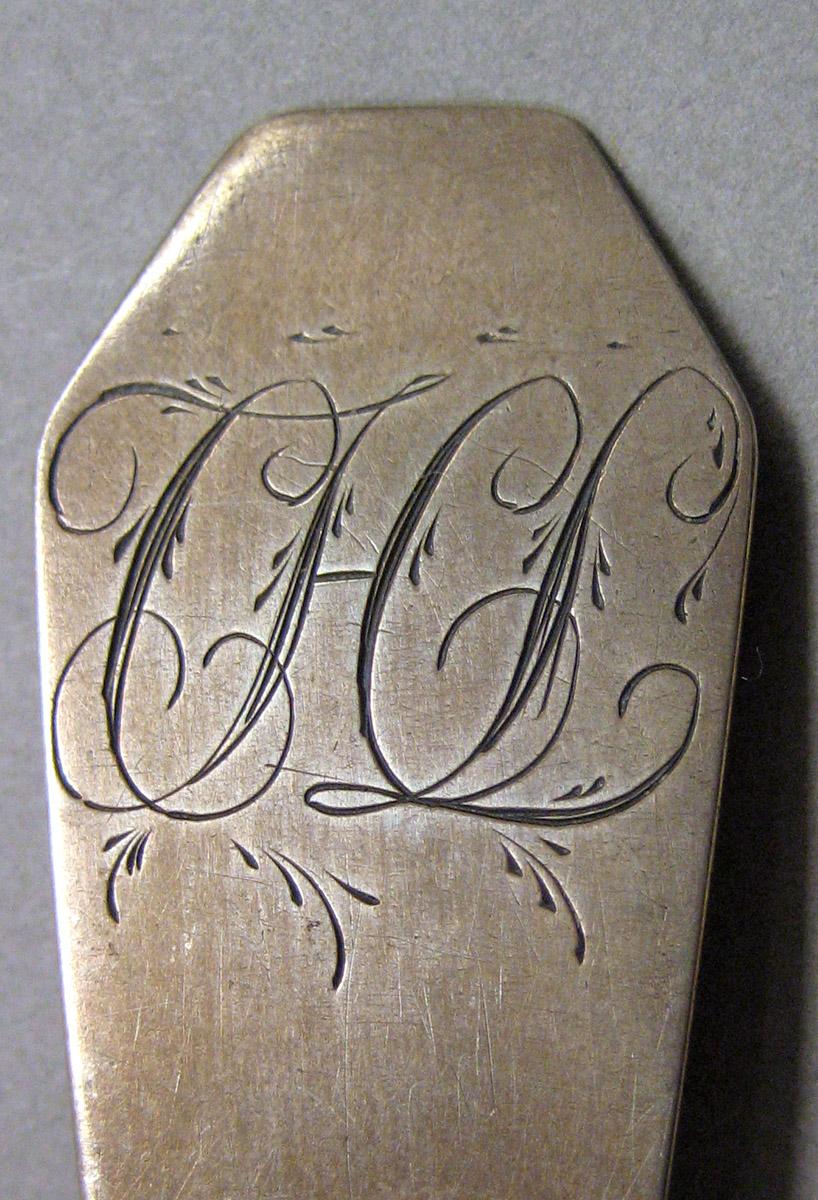 1962.0240.1556 Silver Spoon engraving