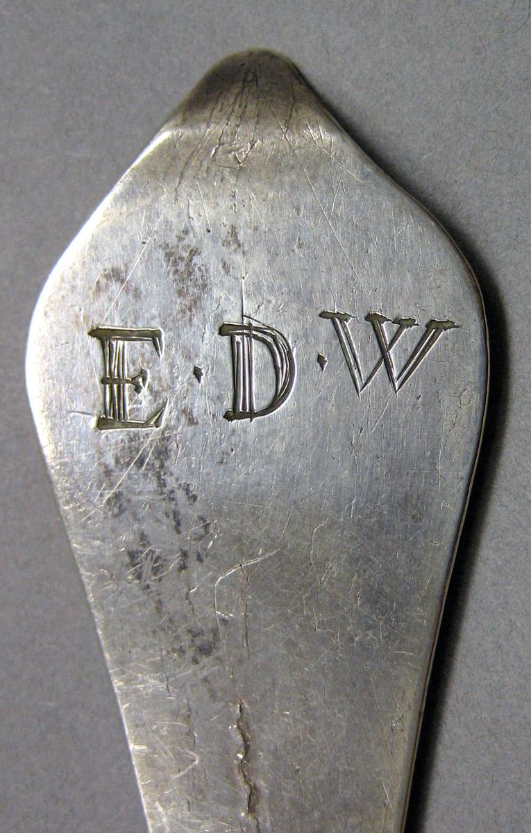 1962.0240.1557 Silver Spoon engraving
