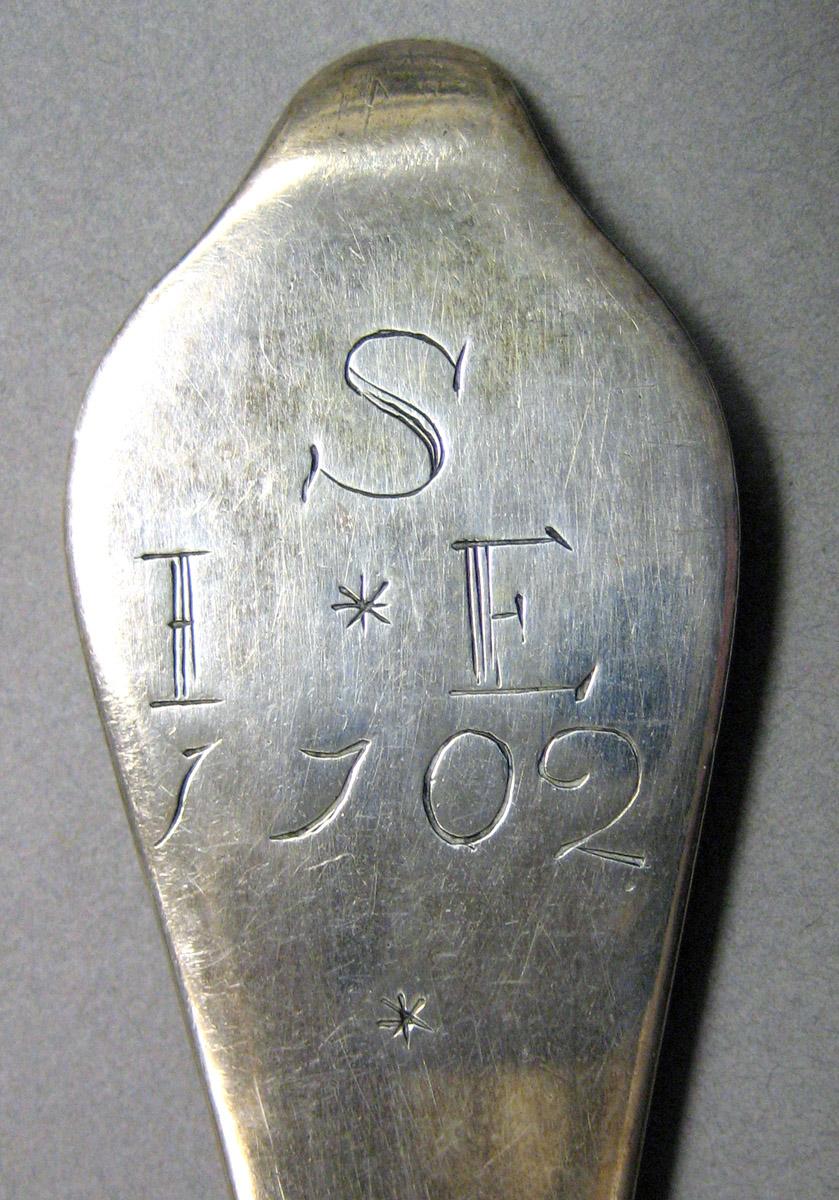 1962.0240.1558 Silver Spoon engraving