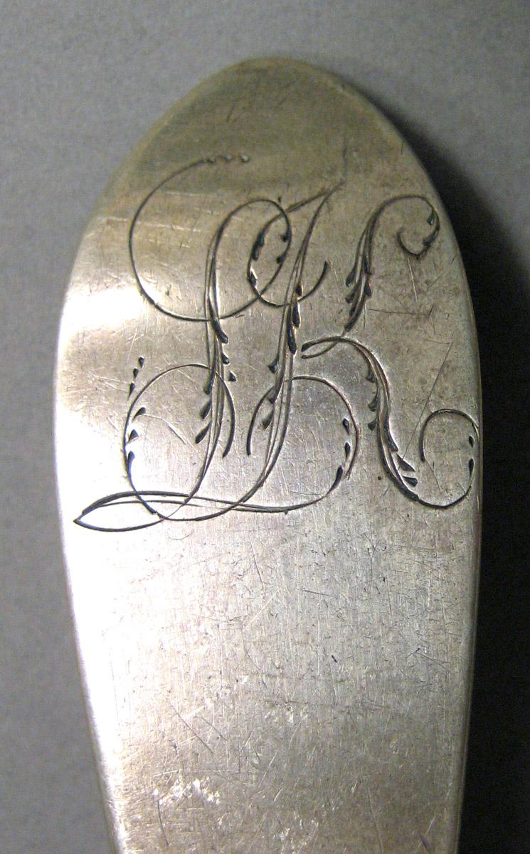 1962.0240.1563 Silver Spoon engraving