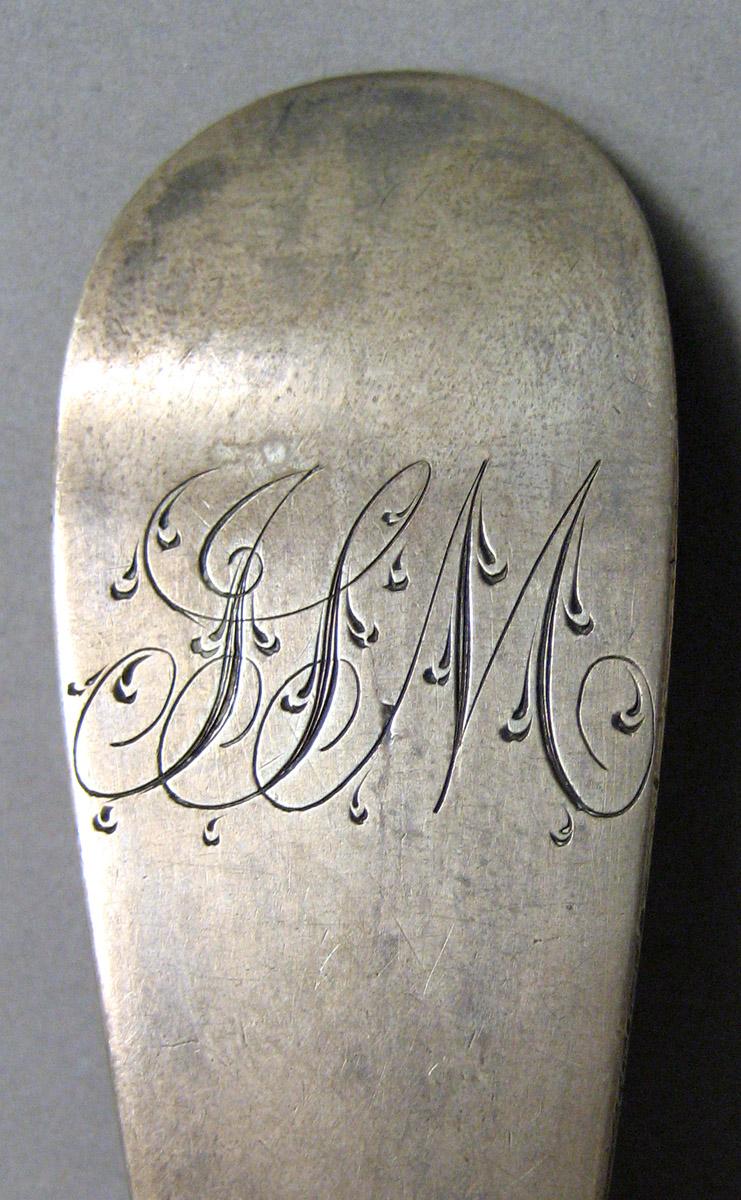 1962.0240.1567 Silver Spoon engraving