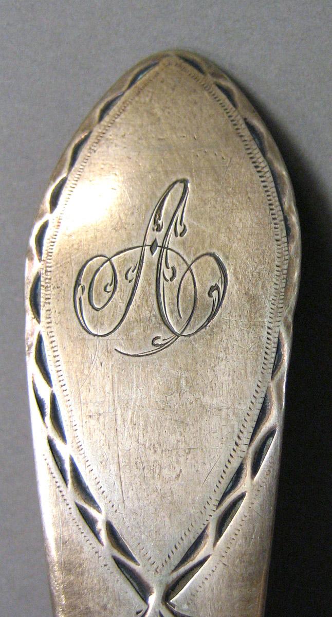 1962.0240.1568 Silver Spoon engraving