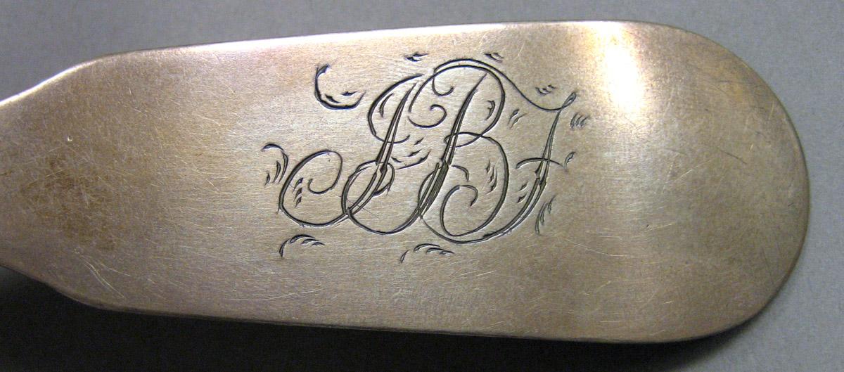 1962.0240.1570 Silver Spoon engraving