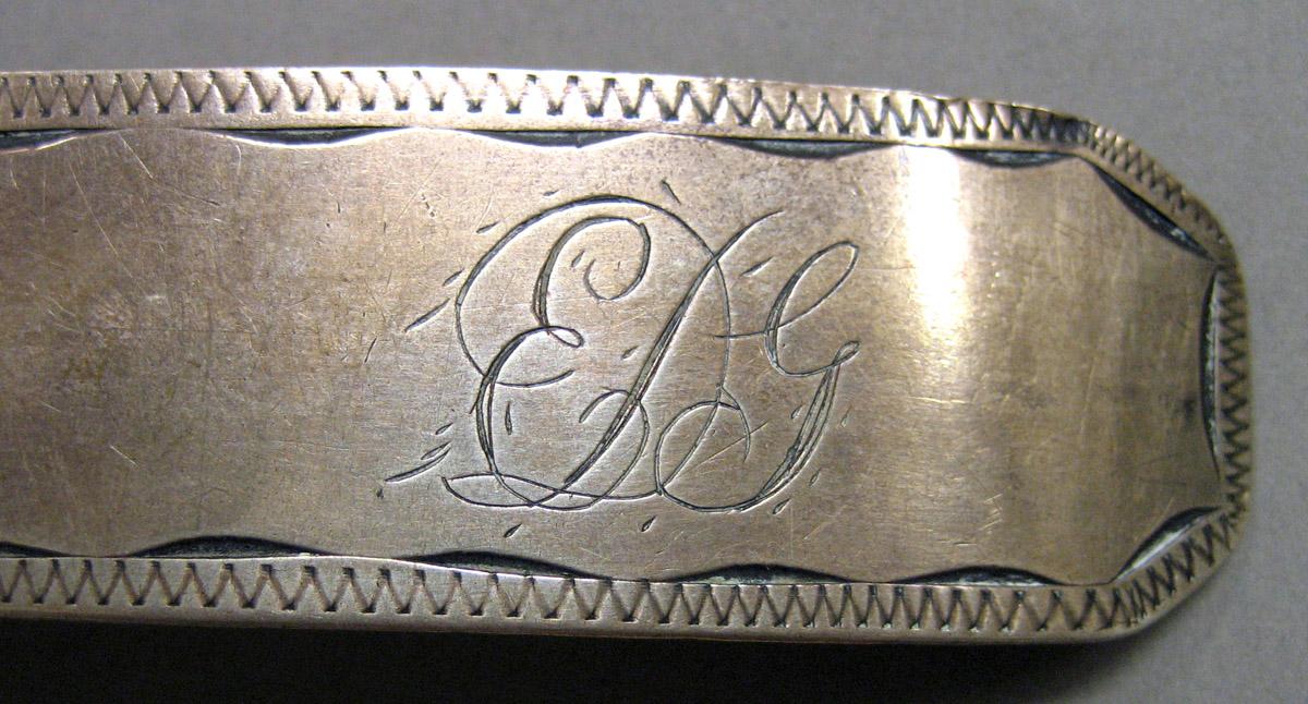 1962.0240.1572 Silver Spoon engraving