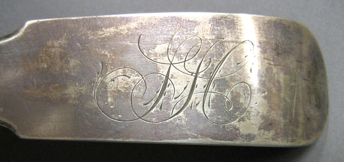 1962.0240.1578 Silver Spoon engraving