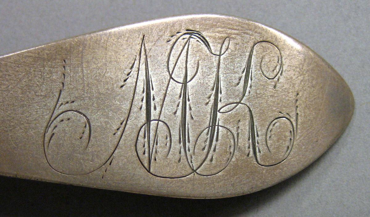 1962.0240.1579 Silver Spoon engraving