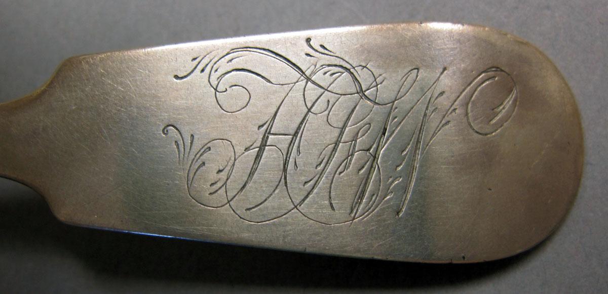 1962.0240.157 teaspoon engraving