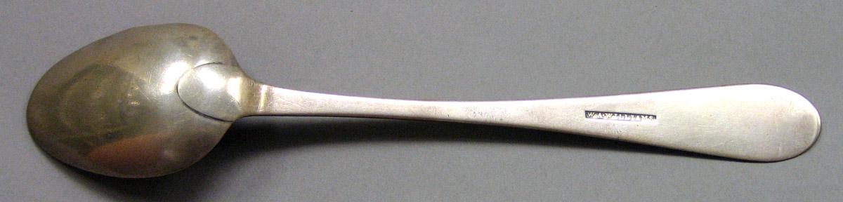 1962.0240.1581 Silver Spoon underside