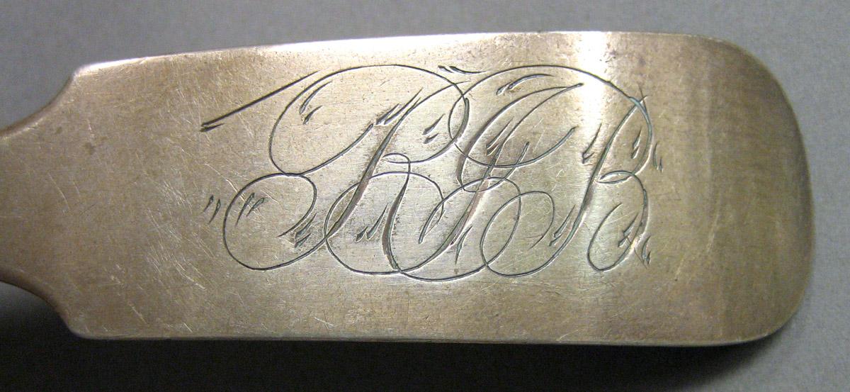 1962.0240.1583 Silver Spoon engraving
