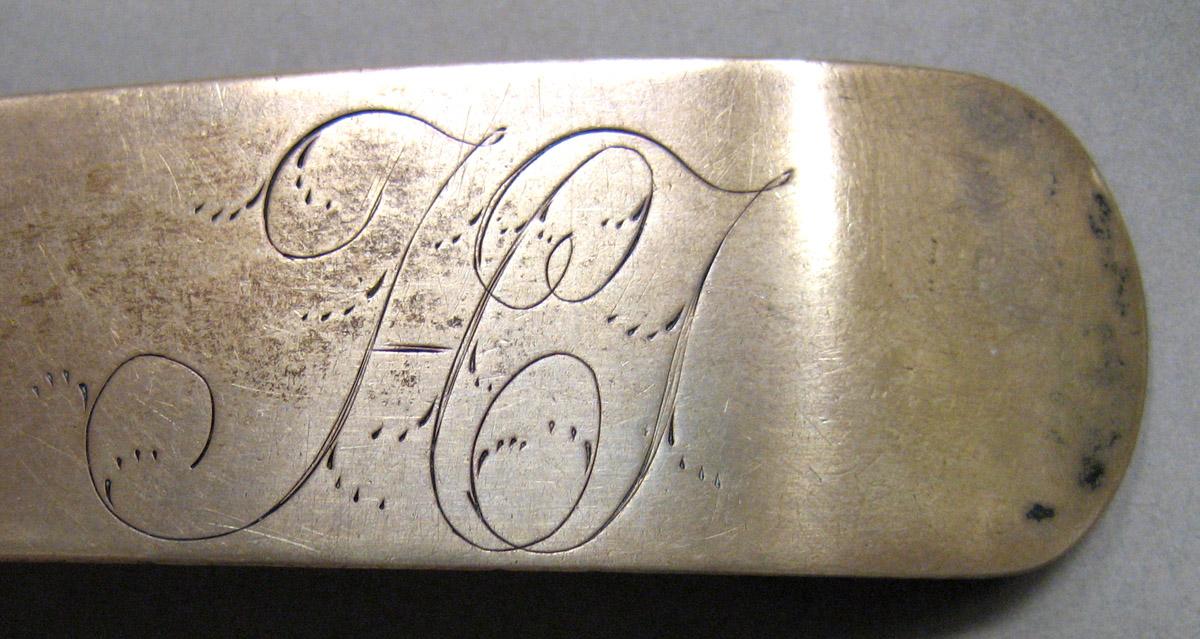 1962.0240.1585 Silver Spoon engraving