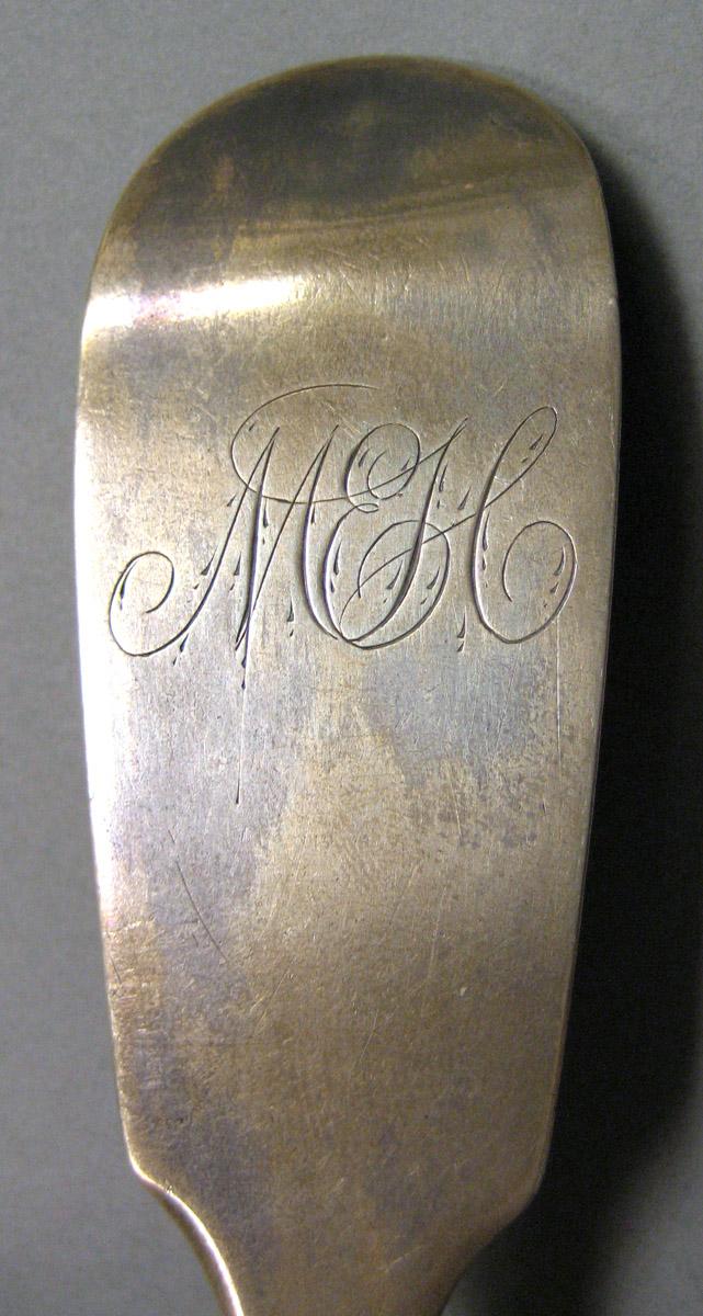 1962.0240.1586 Silver Spoon engraving