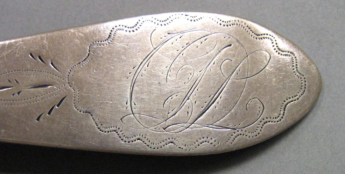 1962.0240.1588 Silver Spoon engraving