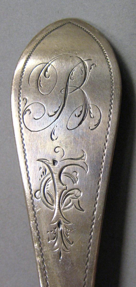 1962.0240.1589 Silver Spoon engraving