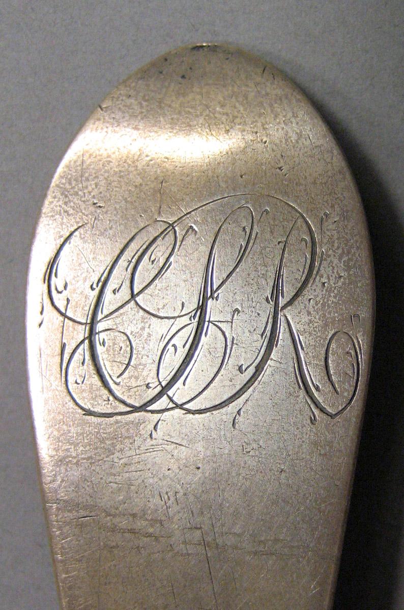 1962.0240.1590 Silver Spoon engraving