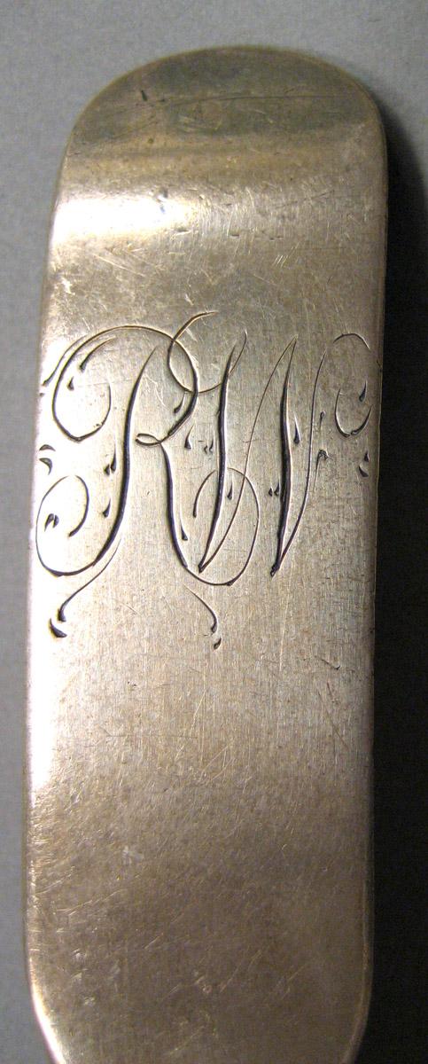 1962.0240.1591 Silver Spoon engraving
