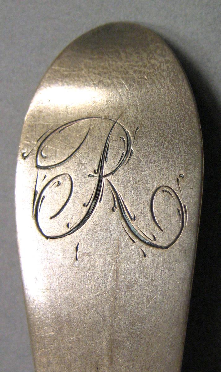 1962.0240.1592 Silver Spoon engraving