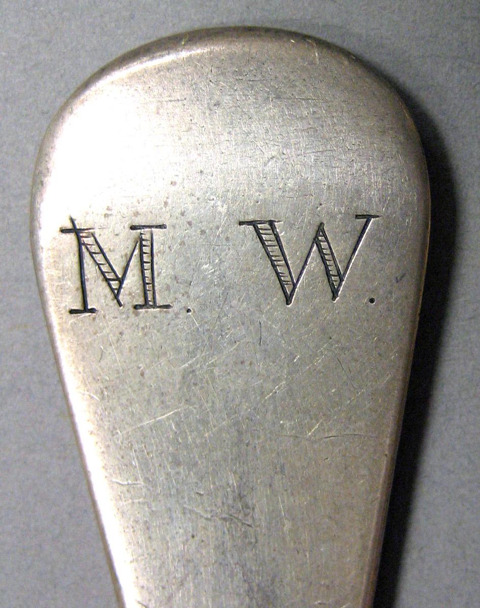 1962.0240.1600 Silver Spoon engraving