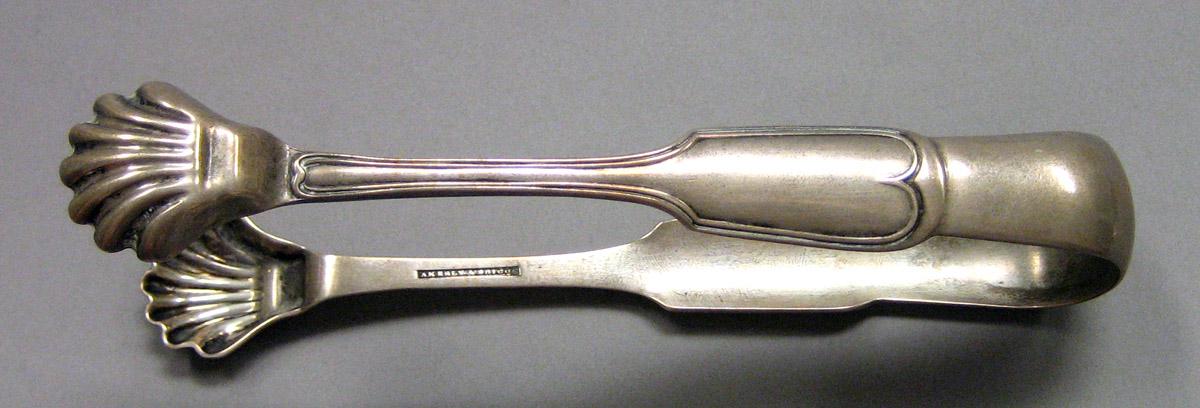 1962.0240.1615 Silver Tongs view 2