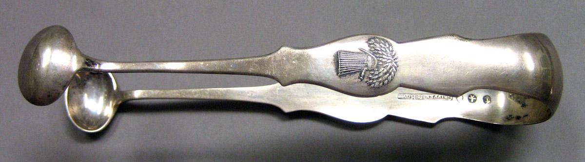 1962.0240.1618 Silver Tongs view 2