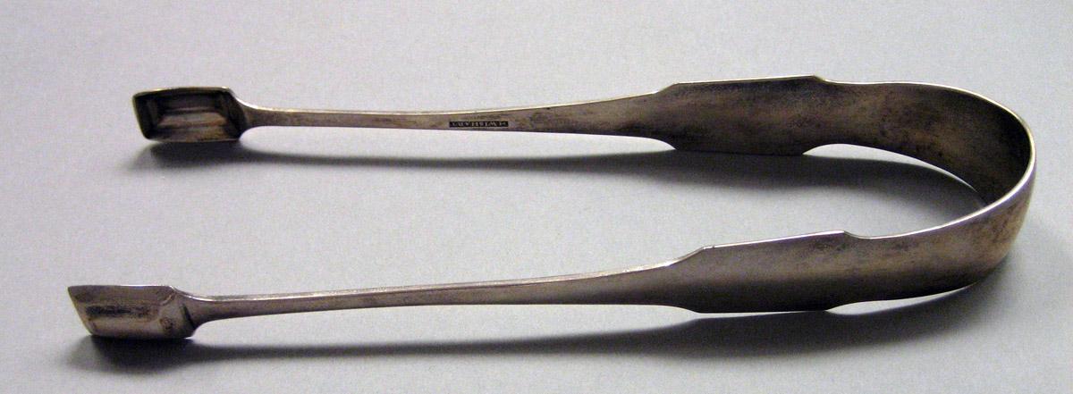 1962.0240.1619 Silver Tongs view 1
