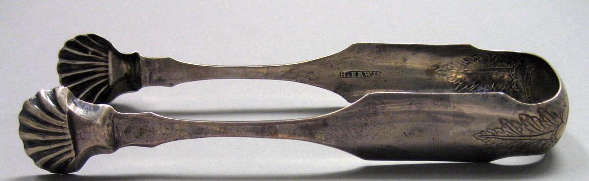 1962.0240.1625 Silver Tongs view 1