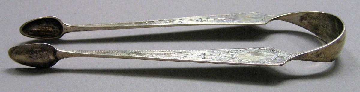 1962.0240.1627 Silver Tongs view 2
