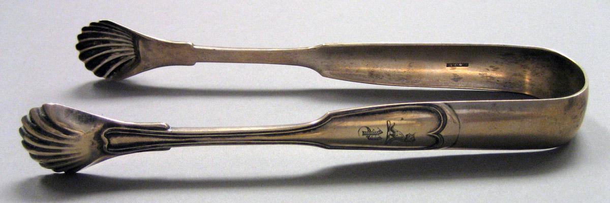 1962.0240.1631 Silver Tongs view 2