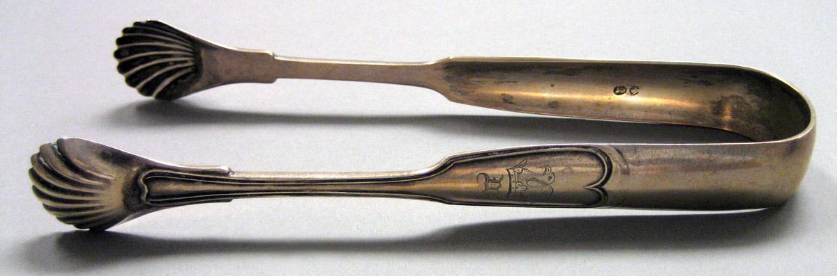 1962.0240.1631 Silver Tongs view 3