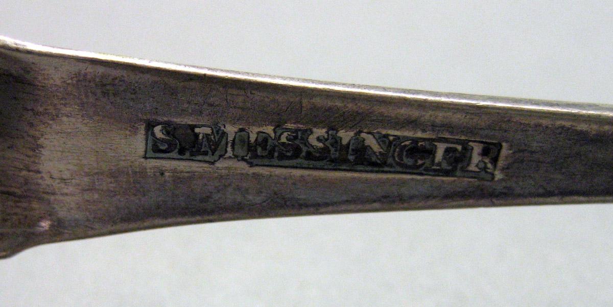 1962.0240.1650 Silver Tongs mark 2