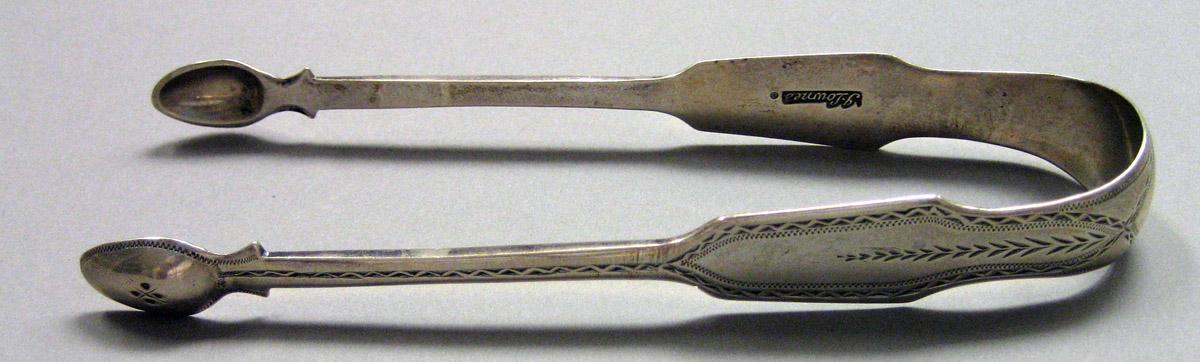 1962.0240.1655 Silver Tongs view 2