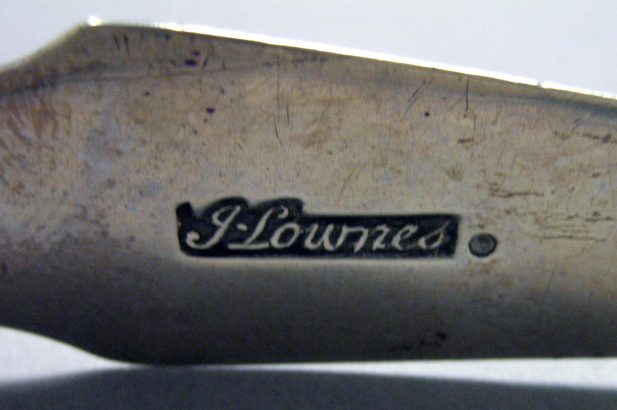 1962.0240.1655 Silver Tongs mark 1