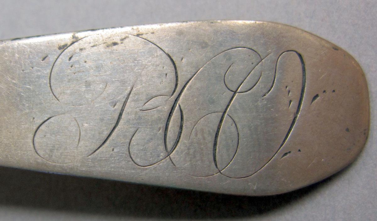 1962.0240.165 teaspoon engraving