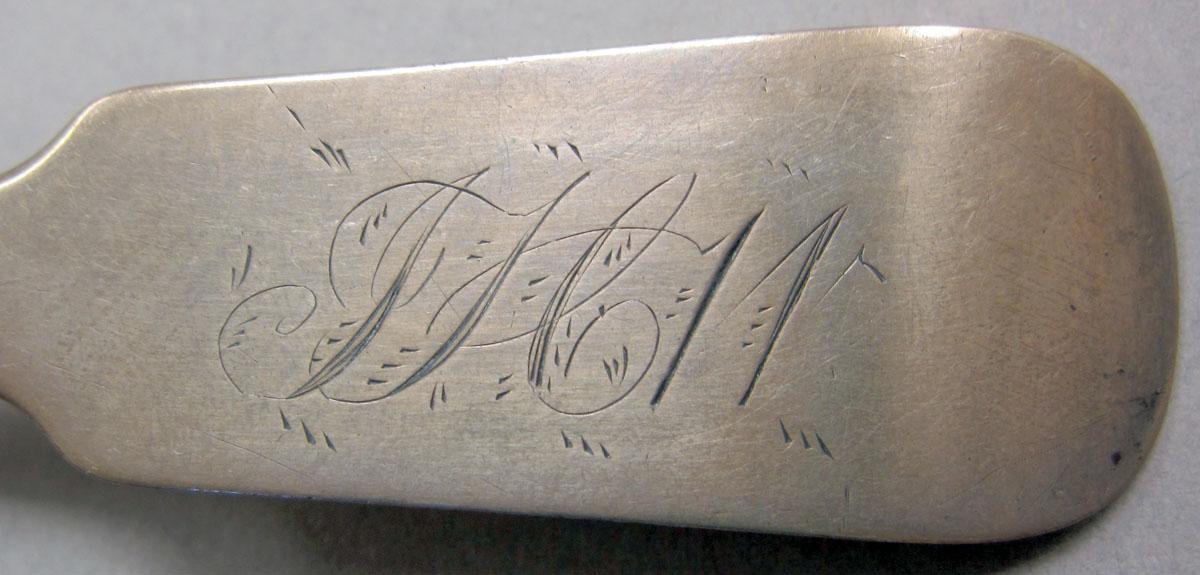 1962.0240.166 teaspoon engraving