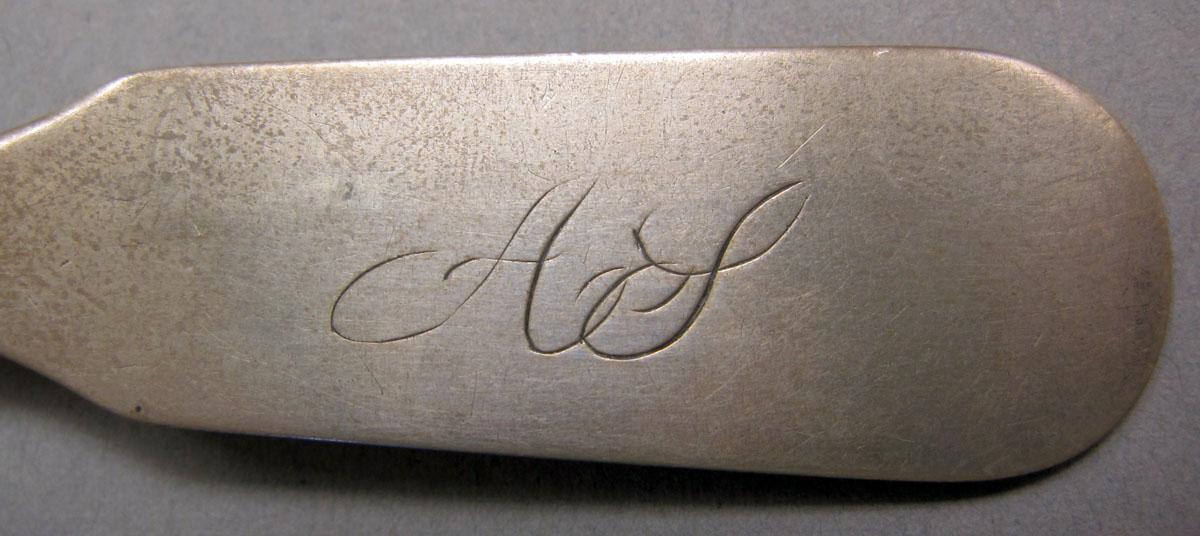 1962.0240.167 teaspoon engraving