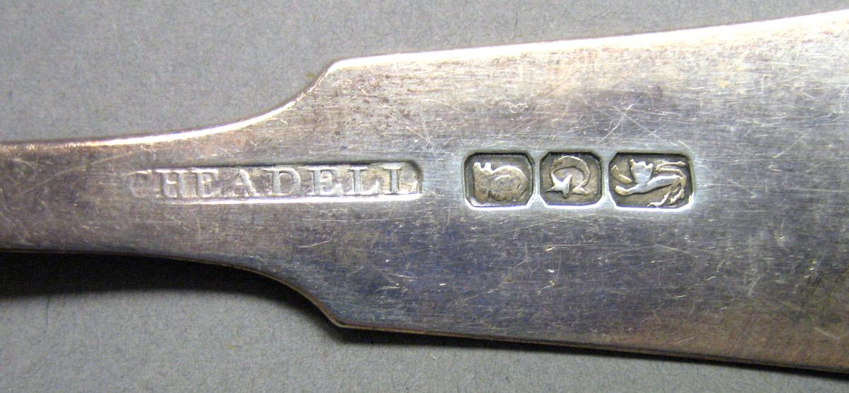 1962.0240.1680 Silver Ladle mark