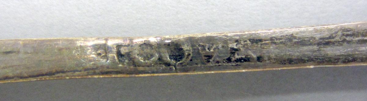 1962.0240.172 teaspoon mark