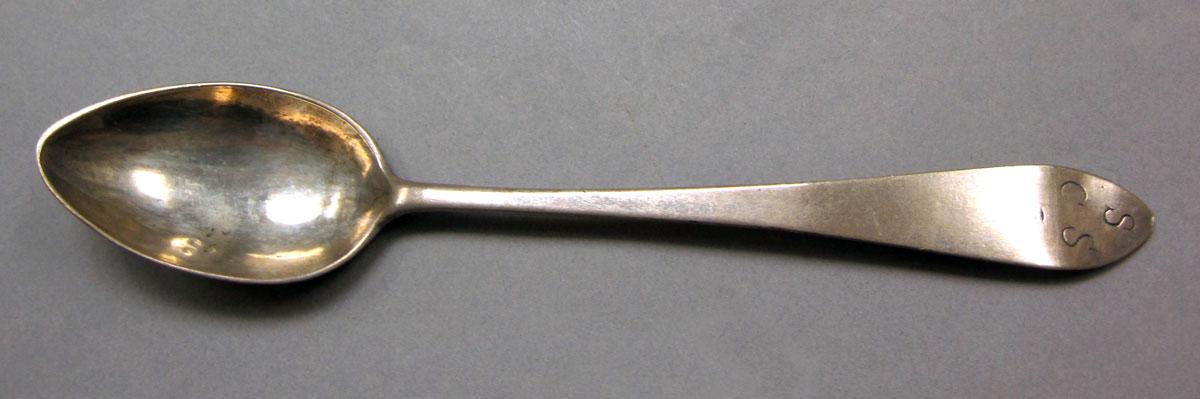 1962.0240.202 Silver spoon upper surface