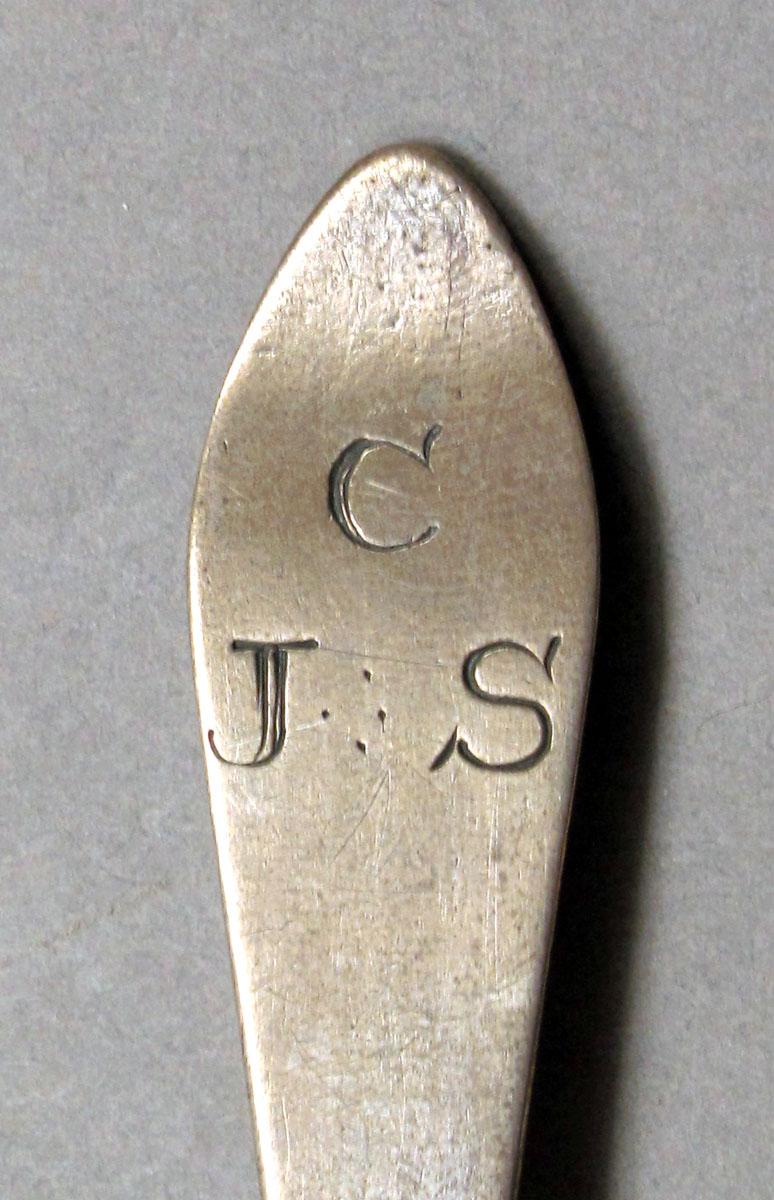 1962.0240.204 Silver spoon engraving
