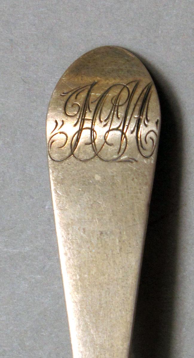 1962.0240.207 Silver spoon engraving