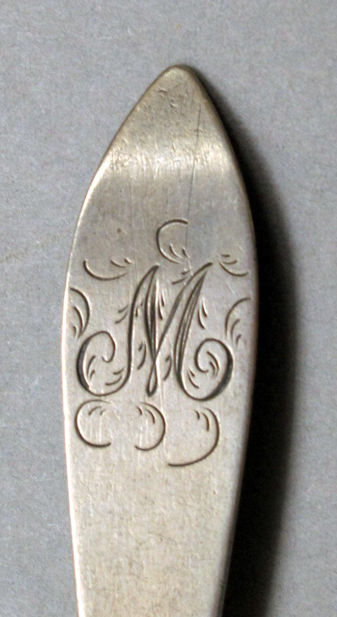 1962.0240.208 Silver spoon engraving