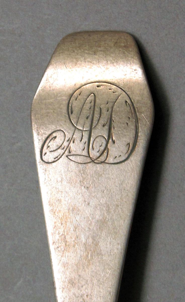 1962.0240.210 Silver spoon engraving